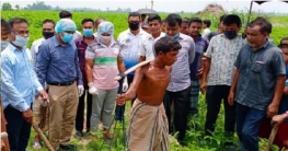 সোনাতলার পাকুল্লায় গুচ্ছগ্রামে মাটি কাটার উদ্বোধন সোনাতলার পাকুল্লায় গুচ্ছগ্রামে মাটি কাটার উদ্বোধন