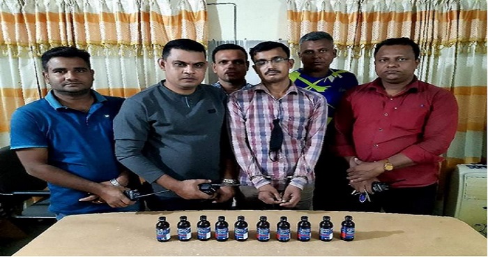 বগুড়ায় ফেন্সিডিলসহ আটক ১ বগুড়ায় ফেন্সিডিলসহ আটক ১