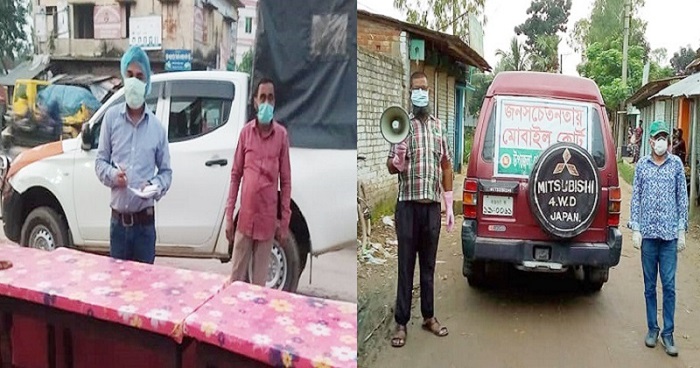 বগুড়ার শেরপুরে ভ্রাম্যমান আদালতে দশ লক্ষাধিক টাকা জরিমানা