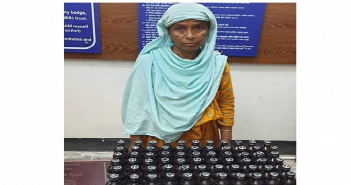 শিবগঞ্জে ফেন্সিডিলসহ নারী গ্রেফতার শিবগঞ্জে ফেন্সিডিলসহ নারী গ্রেফতার