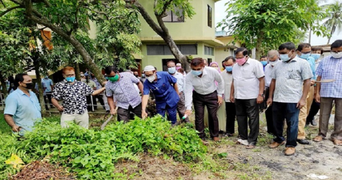 বগুড়া নেকটারে পরিষ্কার পরিচ্ছন্নতা কর্মসূচী বাস্তবায়ন