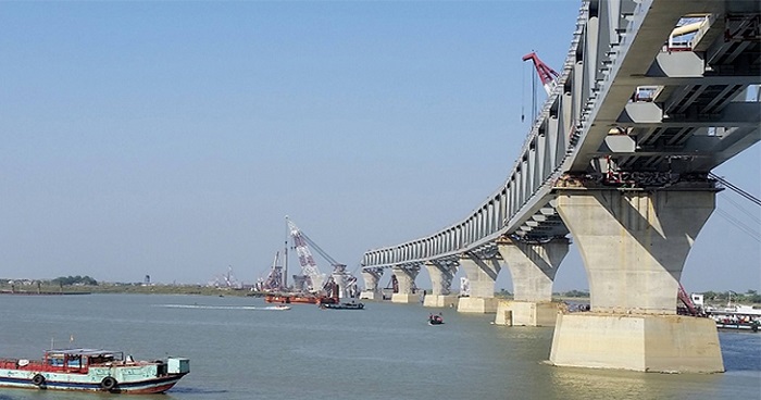 পদ্মা সেতুর ৫ হাজার ২৫০ মিটার দৃশ্যমান পদ্মা সেতুর ৫ হাজার ২৫০ মিটার দৃশ্যমান