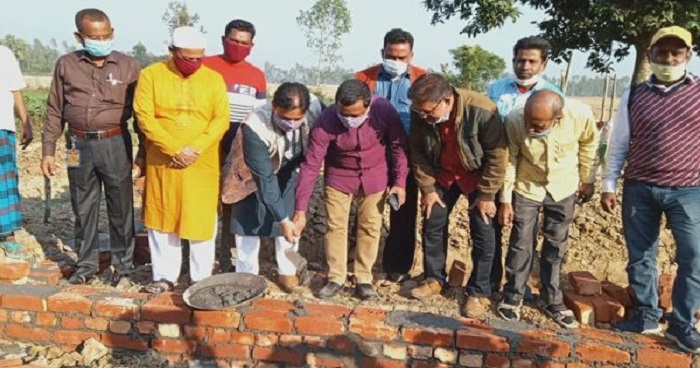 কাহালুতে ১৮টি দুর্যোগ সহনীয় গৃহ নির্মাণ কাজের উদ্বোধন