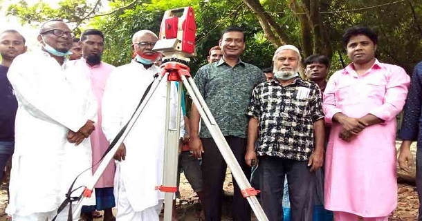 শিবগঞ্জ গাংনাই নদীর উপর ৪৫ মিটার সেতুর সার্ভে কাজের উদ্বোধন