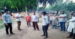 বগুড়ায় করোনা মোকাবেলায় জনসচেতনতা বাড়াতে পুলিশের টহল বগুড়ায় করোনা মোকাবেলায় জনসচেতনতা বাড়াতে পুলিশের টহল
