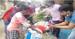 সান্তাহারে ছাত্রলীগের উদ্যোগে সবজি বিতরণ সান্তাহারে ছাত্রলীগের উদ্যোগে সবজি বিতরণ