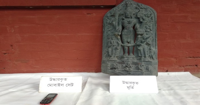 বগুড়ায় সাড়ে ৩০ কেজি মুর্তিসহ গ্রেফতার ১