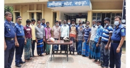 বগুড়ার নন্দীগ্রামে পুলিশের অভিযানে আটক ১২ বগুড়ার নন্দীগ্রামে পুলিশের অভিযানে আটক ১২