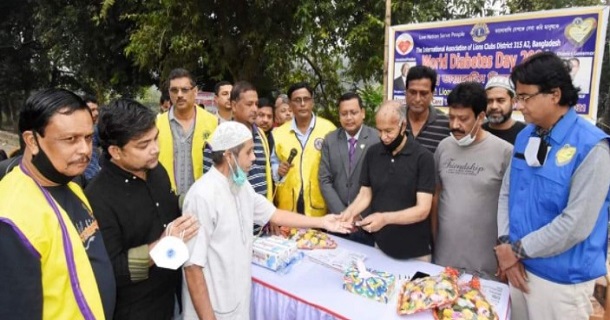 লায়ন্স ক্লাব অব বগুড়া মহাস্থানের উদ্যোগে ফ্রি ডায়াবেটিস ক্যাম্প