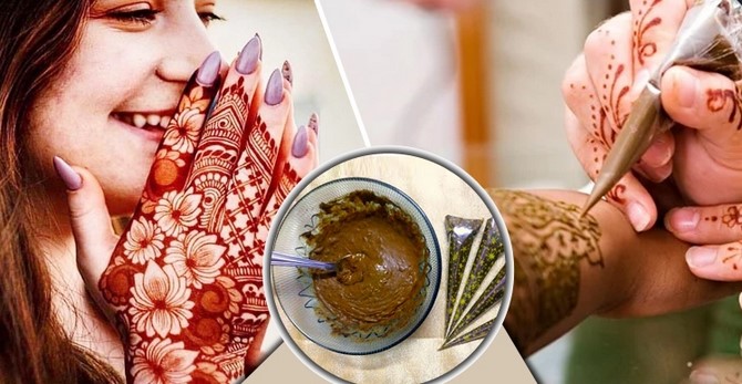 ৪ উপকরণে ঘরেই তৈরি করুন কোণ মেহেদি