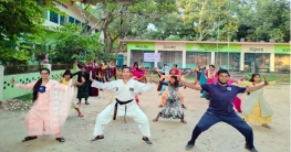 বগুড়ার শেরপুরে আত্মরক্ষার কৌশল শিখছে তরুণীরা বগুড়ার শেরপুরে আত্মরক্ষার কৌশল শিখছে তরুণীরা