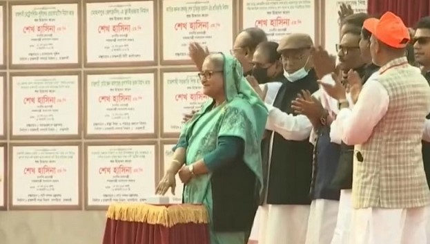 রাজশাহীতে ২৬টি প্রকল্প উদ্বোধন করলেন প্রধানমন্ত্রী রাজশাহীতে ২৬টি প্রকল্প উদ্বোধন করলেন প্রধানমন্ত্রী