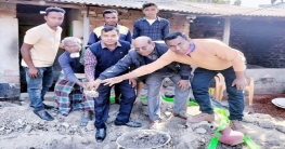 বগুড়ার আদমদীঘিতে বীর নিবাসের সিসি ঢালাই কাজের উদ্বোধন