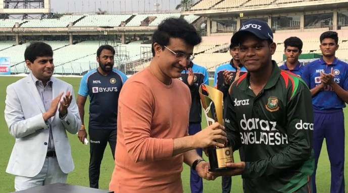 ভারতে অপরাজিত চ্যাম্পিয়ন যুবা টাইগাররা ভারতে অপরাজিত চ্যাম্পিয়ন যুবা টাইগাররা