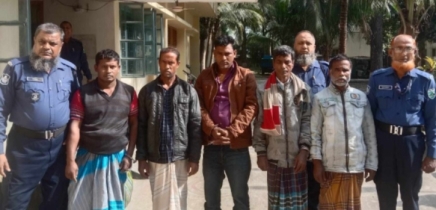 সোনাতলায় বিভিন্ন মামলায় ৫ জন আসামী গ্রেফতার