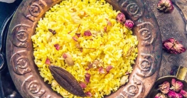 ঝিরিঝিরি বৃষ্টিতে স্বাদ নিন বাসন্তি পোলাওয়ের