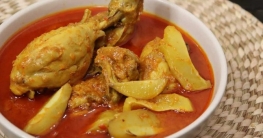 কাঁচা আম দিয়ে মুরগির ঝোল