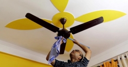 কম সময়ে সিলিং ফ্যান পরিষ্কারের উপায়