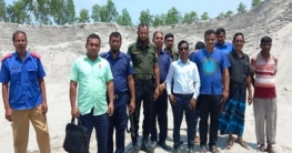 সারিয়াকান্দিতে অবৈধ বালু উত্তোলন বন্ধ করণে ভ্রাম্যমাণ অভিযান