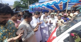 বগুড়ায় গোকুল ইউনিয়নবাসীকে প্রতিশ্রুতির অ্যাম্বুলেন্স উপহার