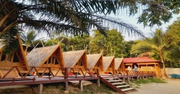 পাহাড়ের কোল ঘেঁষে দৃষ্টিনন্দন পড হাউস