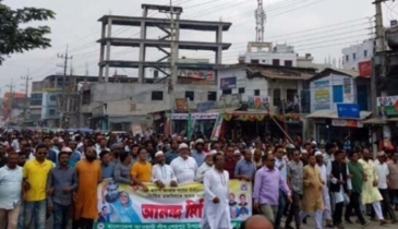 শেরপুরে আ.লীগের আনন্দ মিছিল, যুবলীগের আতশবাজি