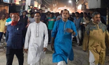 নন্দীগ্রামে তফসিলকে স্বাগত জানিয়ে আ’লীগের আনন্দ মিছিল