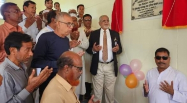 শেরপুরে মাদ্রাসার বহুতল একাডেমিক ভবন উদ্বোধন করলেন হাবিবুর এমপি