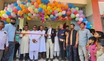 শেরপুরে মাদ্রাসার বহুতল ভবনের উদ্ভোধন করেন হাবিবর এমপি