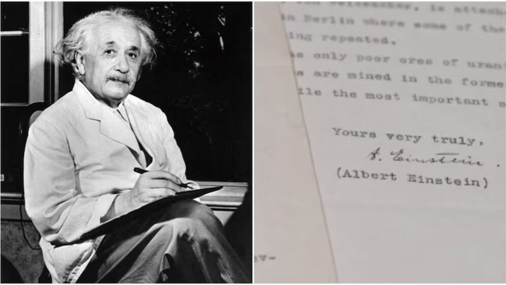আকাশছোঁয়া দামে বিক্রি হলো আইনস্টাইনের চিঠি