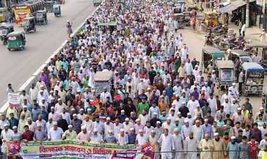 বগুড়ায় জুলাই সনদ ঘোষণা ও পিআর পদ্ধতির দাবিতে জামায়াতের বিক্ষোভ
