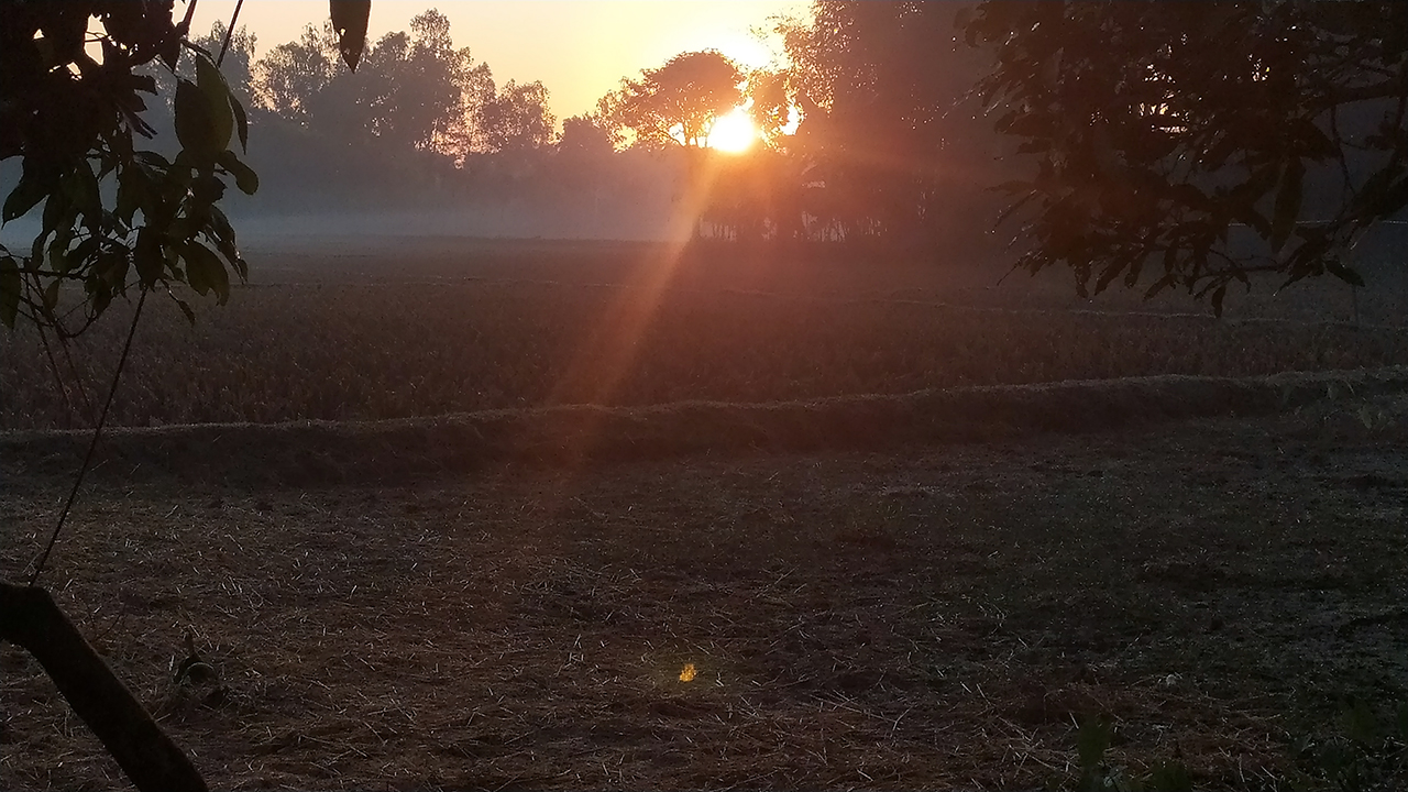 মৃদু শৈত্যপ্রবাহে কাঁপছে তেঁতুলিয়া