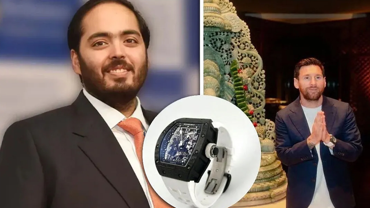 ভারতে ১৫ কোটি টাকার বিরল ঘড়ি উপহার পেলেন মেসি