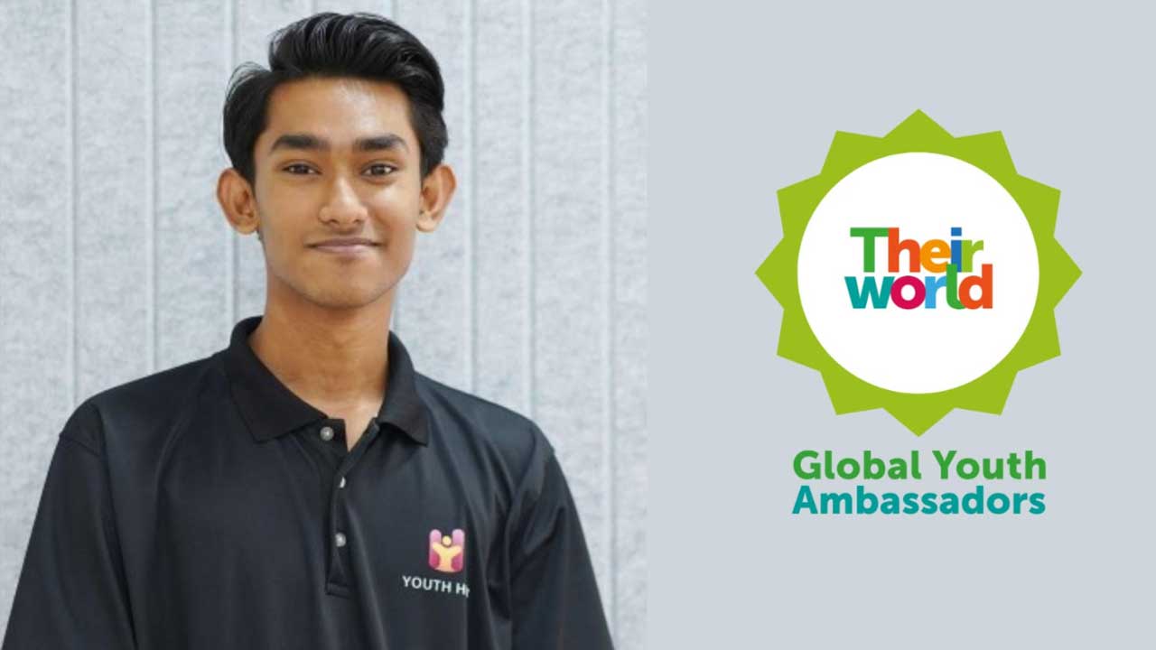 দেয়ারওয়ার্ল্ড’র গ্লোবাল ইয়ুথ অ্যাম্বাসেডর হলেন তাশদীদ