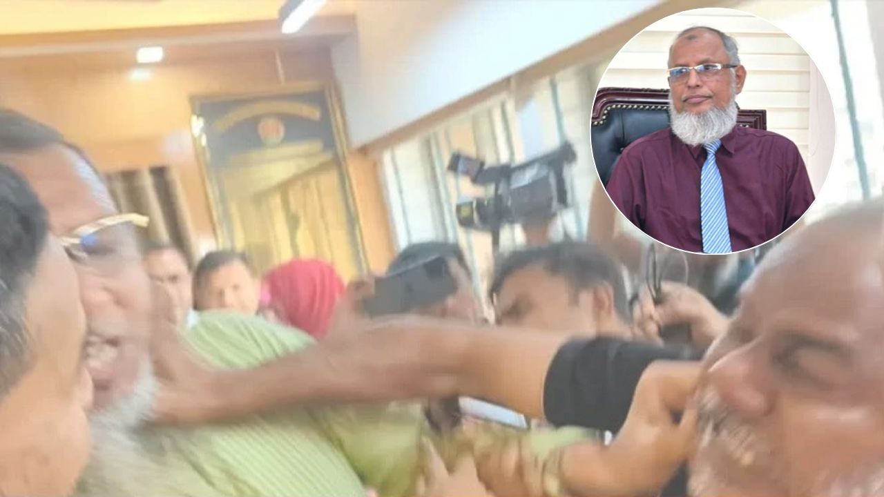 বগুড়া-৬ আসনের উপনির্বাচনে দুই প্রার্থীর ধস্তাধস্তি : যা বললেন ইসি